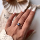 Iolite Solitaire Pear 925 Sterling Silver Ring
