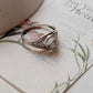 Clear Quartz Master Healer Round Boho 925 Sterling Silver Ring