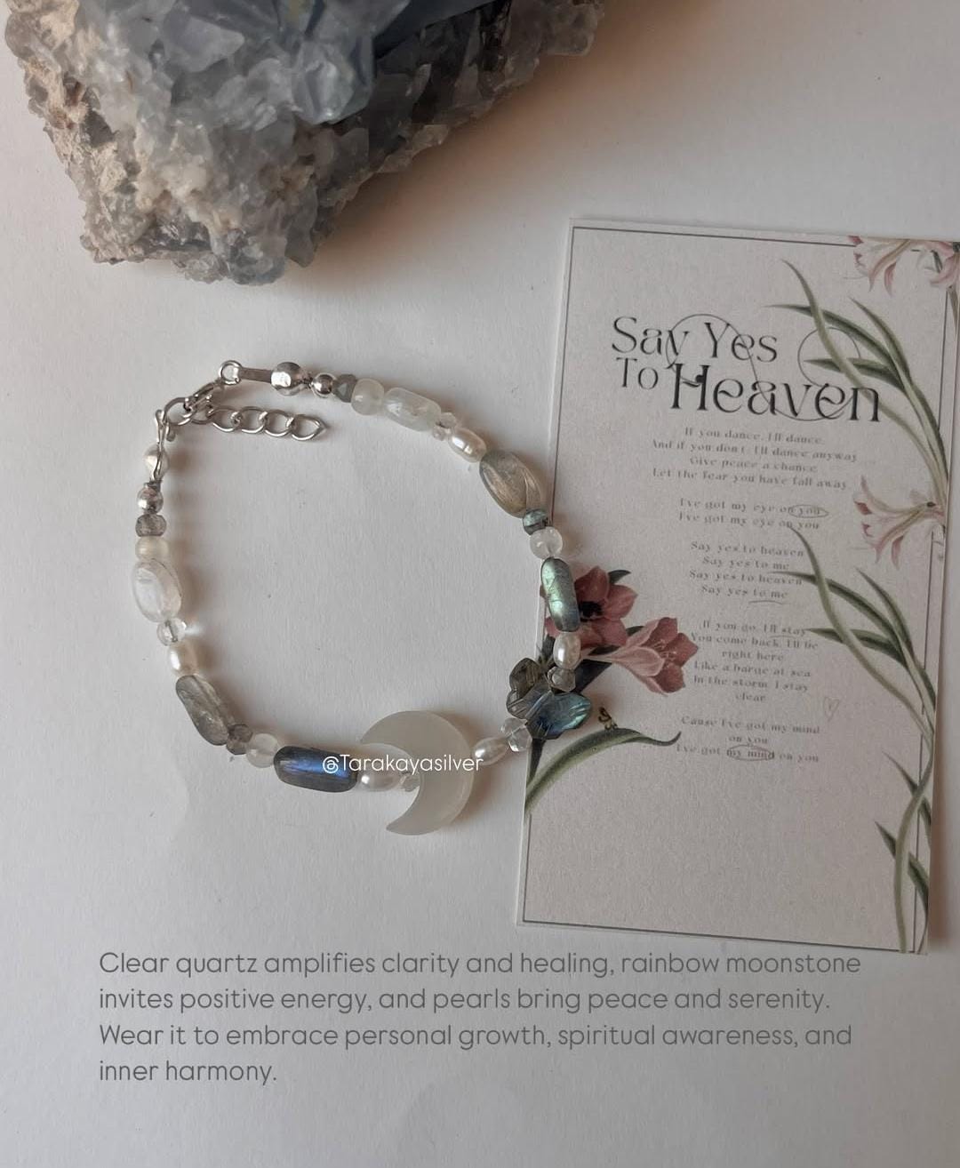 Mystic Wings silver bracelet for empowerment and freedom  