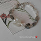 Natural silver bracelet with wings symbolizing strength and growth
