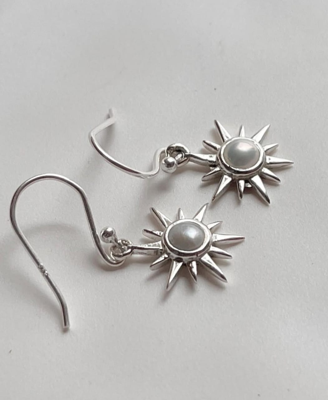 Sunshine Pearl 925 Sterling Silver Earrings