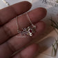 925 silver lab-grown ruby flower bouquet pendant necklace  