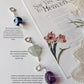 Healing charm set with evil eye, green aventurine, and amethyst