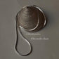 Timeless flat snake silver chain with delicate and refined links