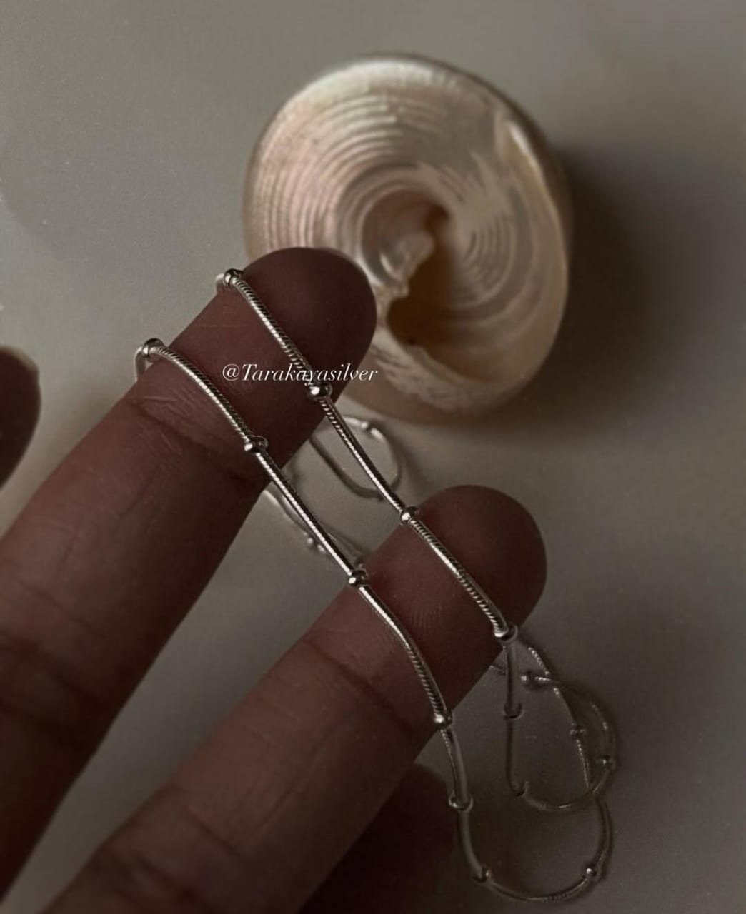 Snake Dot 925 Sterling Silver Chain