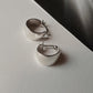 Statement chunky Italian hoops in 925 sterling silver 