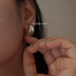 925 silver chunky statement hoop earrings with Italian flair  