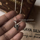 Boho Ganesha 925 silver pendant for spiritual style  
