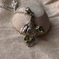 Peridot Green Amethyst Forest 925 Sterling Silver Pendant