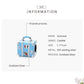 Pandora-style charm with travel suitcase in high-quality 925 silver  