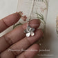 Plumeria flower design 925 silver charm 