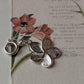 Plumeria flower 925 sterling silver pendant charm  