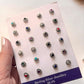 Handmade Silver Nose Pin with Tribal Floral Detailing  