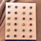 Tribal Rawa Design Floral Nose Pin with South Screw Back  