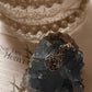 Elegant Vintage Rose Silver Necklace for Women