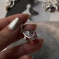 925 Silver Pendant with Big Amethyst Pear Gemstone  