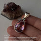 Amethyst Big Pear Cut Silver Pendant Handmade Design