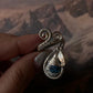 K2 Jasper Handcrafted Wire Wrap 925 Sterling Silver Adjustable Ring