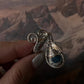 K2 Jasper Handcrafted Wire Wrap 925 Sterling Silver Adjustable Ring