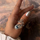 K2 Jasper Handcrafted Wire Wrap 925 Sterling Silver Adjustable Ring
