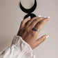 3 Daises 925 Sterling Silver Ring