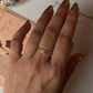 Gold Vermeil Textured & Small Dot Stack Set 925 Sterling Silver Ring