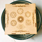 Seven Chakra Palm Stone Wooden Box