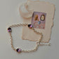 Amethyst 3 Stone 925 Sterling Silver Bracelet