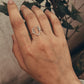 Deer Antler 925 Sterling Silver Ring - Tarakaya Silver