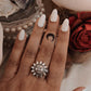 Surya Dev / Sun / Sooraj Tribal Adjustable 925 Sterling Silver Unisex Ring