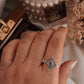 Labradorite antique Boho 925 Sterling Silver Ring