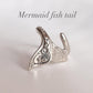 Fish Tail 925 Sterling Silver Ring