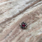 Bugadi Pink Stone Clip On Handcrafted Sterling Silver 925 Helix Ear Cuffs