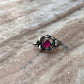 Bugadi Pink Stone Clip On Handcrafted Sterling Silver 925 Helix Ear Cuffs