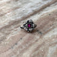 Bugadi Pink Stone Clip On Handcrafted Sterling Silver 925 Helix Ear Cuffs