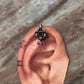 Bugadi Pink Stone Clip On Handcrafted Sterling Silver 925 Helix Ear Cuffs