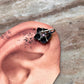 Bugadi Pink Stone Clip On Handcrafted Sterling Silver 925 Helix Ear Cuffs