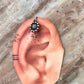 Bugadi Plain Clip On Handcrafted Sterling Silver 925 Helix Ear Cuffs