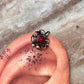 Bugadi Pink Stone Clip On Handcrafted Sterling Silver 925 Helix Ear Cuffs