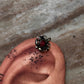 Bugadi Pink Stone Clip On Handcrafted Sterling Silver 925 Helix Ear Cuffs