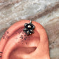 Bugadi Plain Clip On Handcrafted Sterling Silver 925 Helix Ear Cuffs