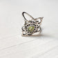 Peridot Boho 925 Sterling Silver Ring
