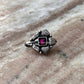 Bugadi Pink Stone Clip On Handcrafted Sterling Silver 925 Helix Ear Cuffs