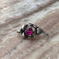 Bugadi Pink Stone Clip On Handcrafted Sterling Silver 925 Helix Ear Cuffs