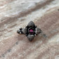 Bugadi Pink Stone Clip On Handcrafted Sterling Silver 925 Helix Ear Cuffs