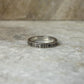 Tribal Engraved Side Full Band 925 Sterling Silver Ring - Tarakaya Silver