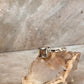 Clear Quartz /Sphatik Square Cut 925 Sterling Silver Ring
