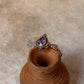 Amethyst Pear Cut Boho 925 Sterling Silver Ring