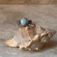 Cherry Blossom Larimar 925 Sterling Silver Ring