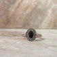 Black Onyx Evil Eye Rawa Tribal  Daily Wear 925 Sterling Silver Ring